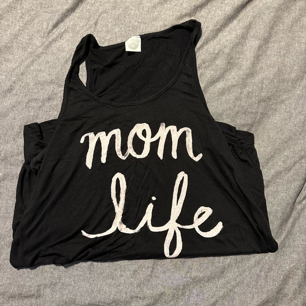 Black tank top